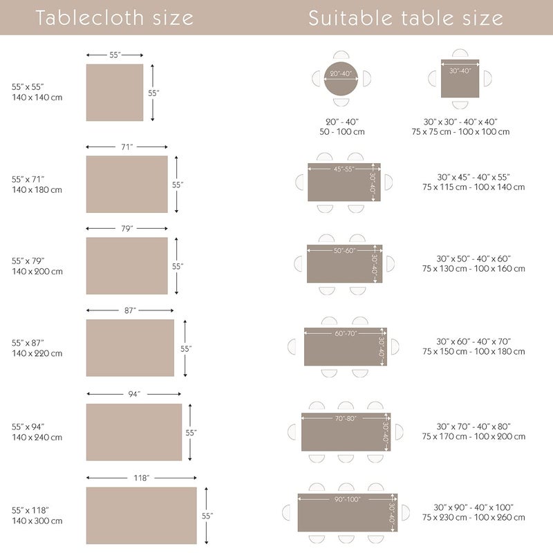 Pahajim Linen Tablecloth Rustic Rectangle Table Cloth Cotton Striped Tassels Tablecloths for Kitchen Dining Table Cover Rectangle/Oblong,55''x94'', 6-8 Seats - Image 2